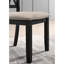 6 tables de salle à manger avec table en épingle à cheveux attrayante, 4 chaises et banc