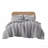 3 PCS King/Cal King Poly   Quilt Set Gray