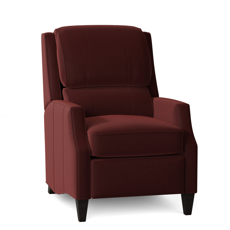 Mauney Recliner, Cobblestone, Manual, Empyrean Tweed Genuine Leather