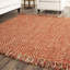 Tapis d'inspiration Sud-Ouest en jute naturel tissé à la main Debroh-38057464