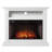 Ceonna 45.5'' W Light Gray Electric Fireplace with 4700 BTU