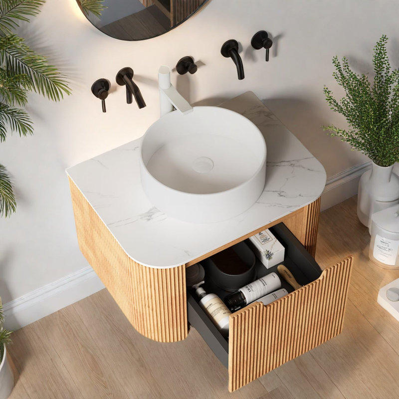 Meuble-lavabo et lavabo flottant Modern