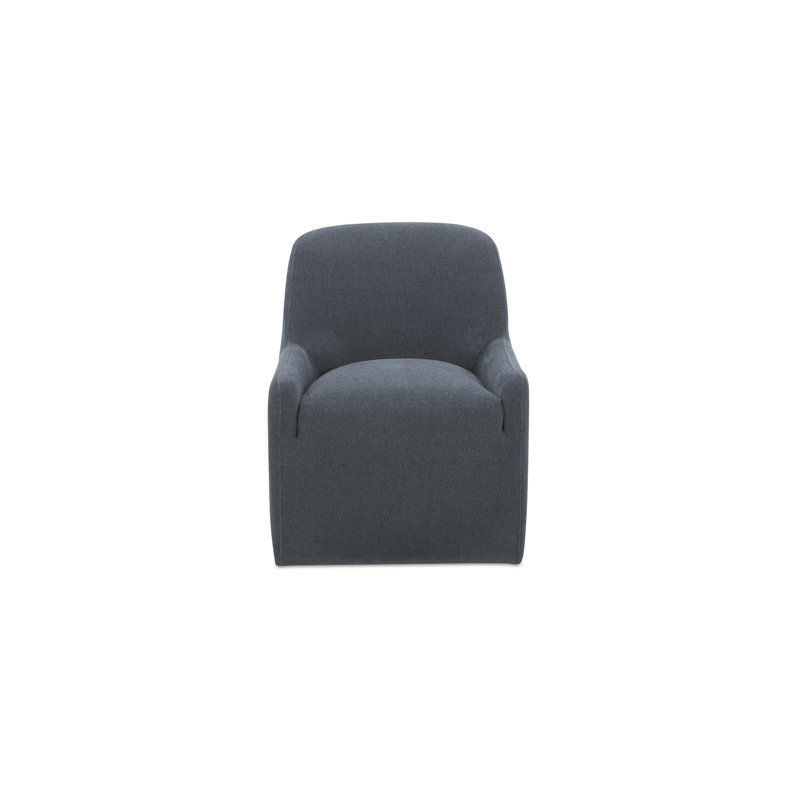 Maisie Rolling Dining Chair Slate Blue, Blue