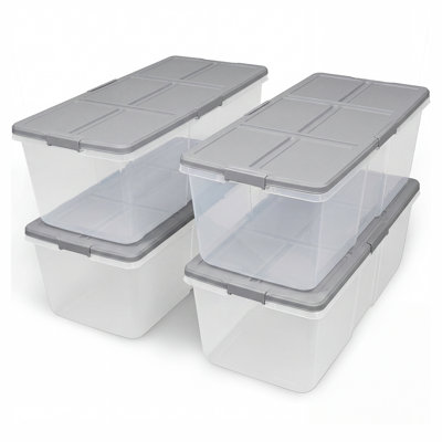 Wayfair Basics Latched Storage Container 100 Qt