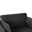 Chaise longue avec coussins et pieds robustes-1970203522