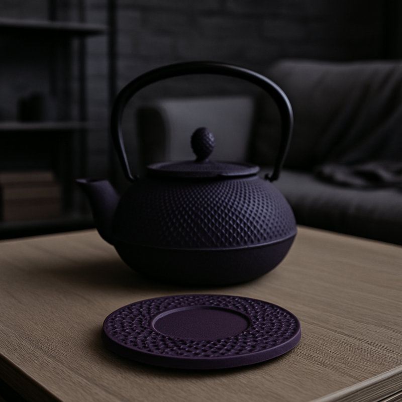 Extrait rond en fonte, Mauve