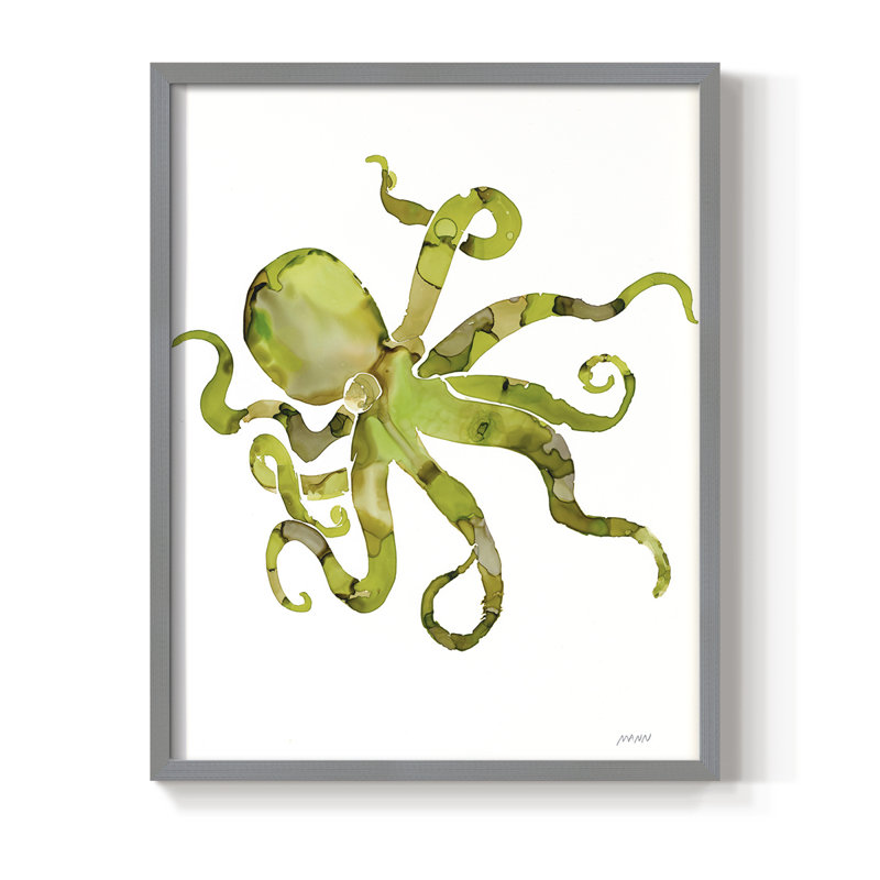 «Octopus», Gris, H 11 po x l 9 po