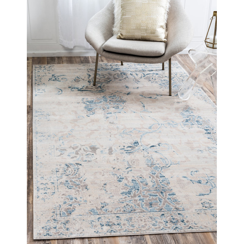 Padang Sidempuan Oriental Indoor Rug, Rectangle 4'1" x 6'1"
