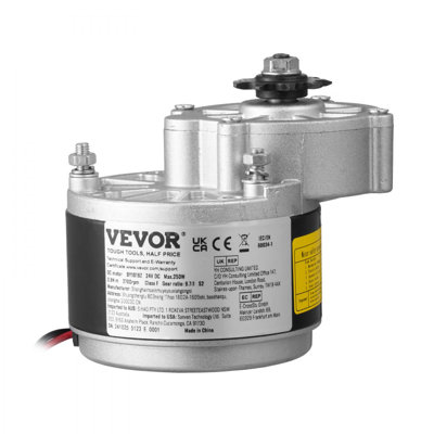 250W Electric Powerful Brushed DC Motor Kit 24V 2700rpm with Upgraded Speed Controller