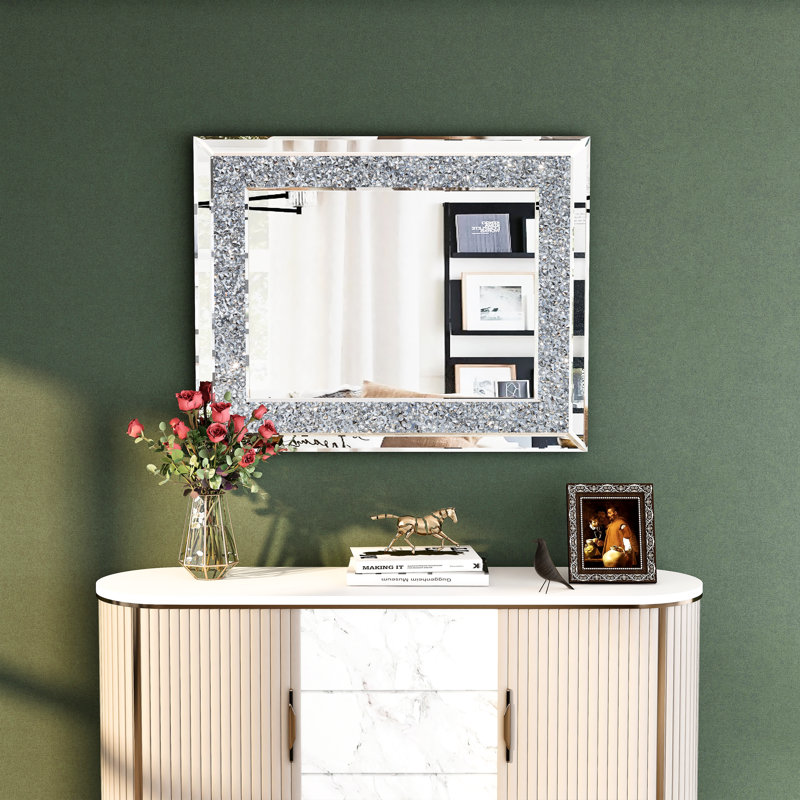Miroir d'appoint mural Faustine, 20 po x 16 po