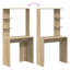 Computer Desk Solid Wood, MDF Compact-69264708
