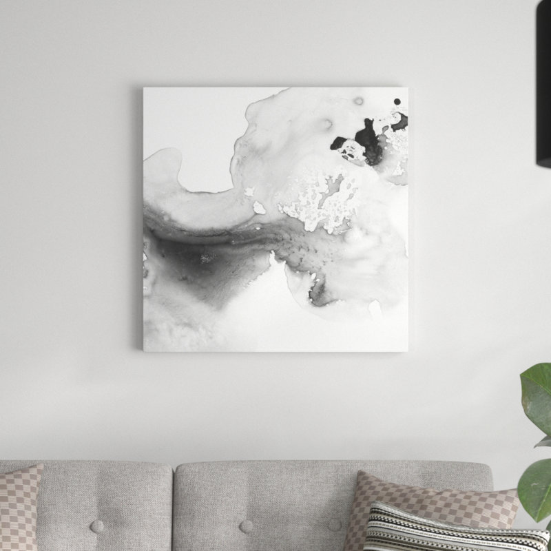 Smoke & Water II by Ethan Harper - Wrapped Canvas Painting, 76cm H x 76cm W