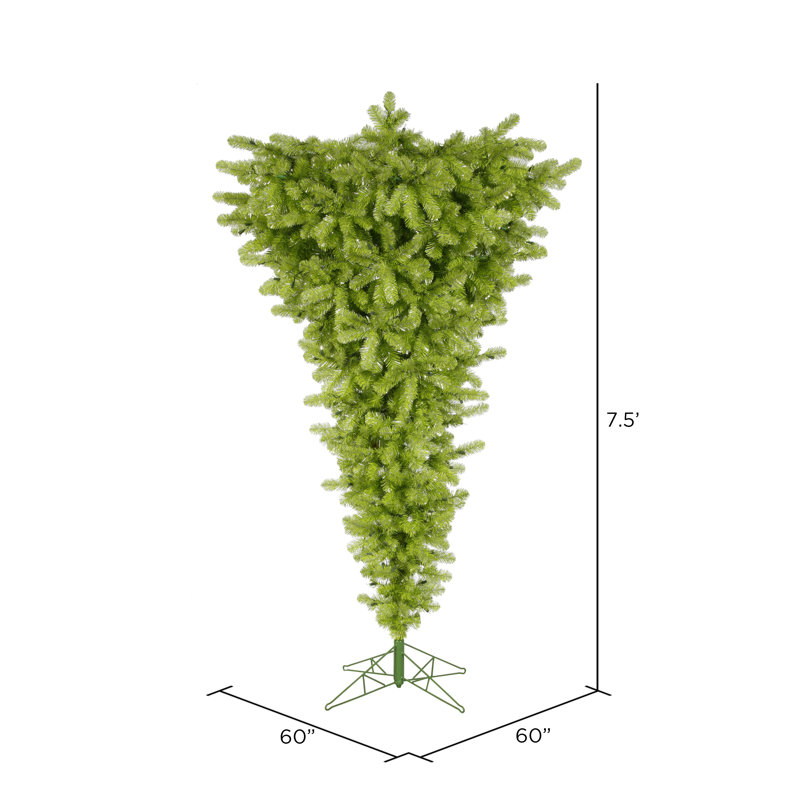7.5' H Artificial Pine Christmas Tree, Green