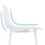 Tabouret de comptoir en polyuréthane à dossier bas H 26 po Botyo-894026192-895150712