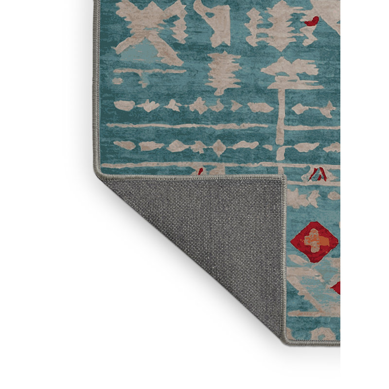 Tapis gris soyeux et moelleux, Rond 3 pi