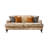 Simple Creative Printed Sofa 86.6'' Upholstered Sofa
