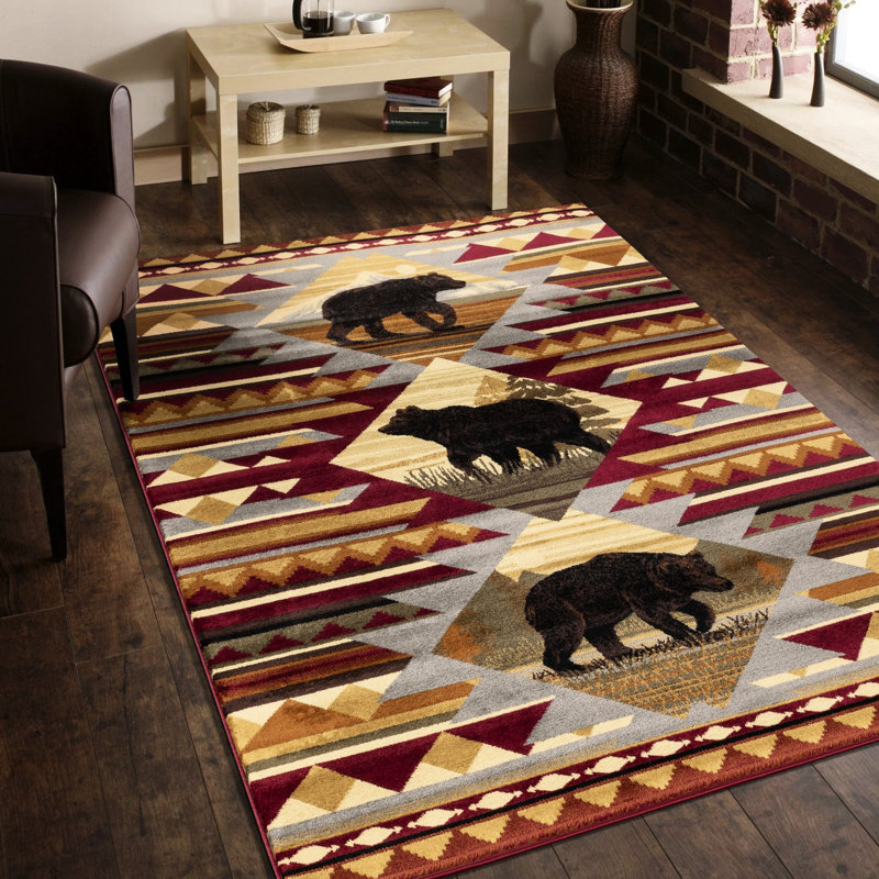 Red Polypropylene Lodge Mat, 2 Ft. 7 In. X 3 In., Flexible Area Carpet, Polypropylene, Incredible