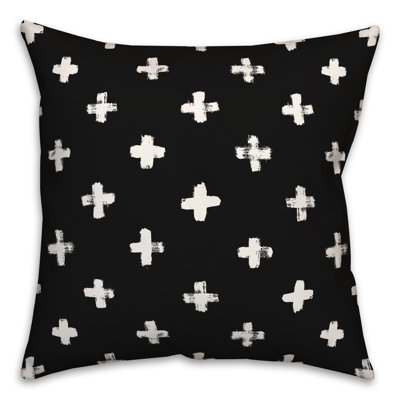 Polka Dots Outdoor Reversible Throw Pillow
