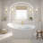 Tuasavi 67.5'' x 28.75'' Soaking Solid Surface Bathtub