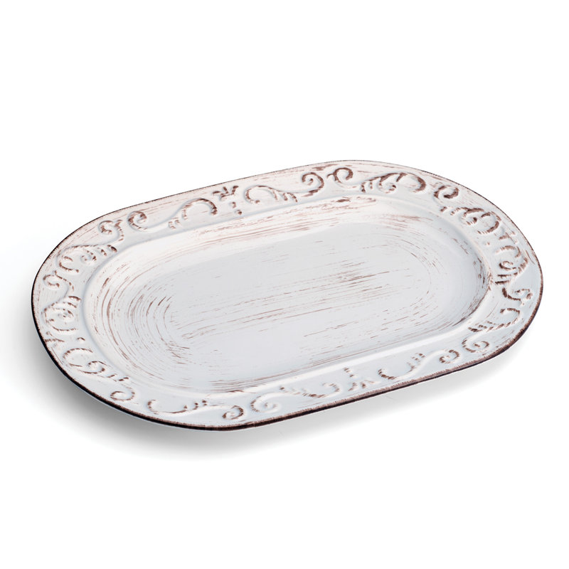 Pfaltzgraff Trellis 13.8 in. Oval Platter