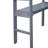 Twin High Loft Bed, Rubber Wood Loft Bed With Safety Guardrail, Built-In Desk, Ladder,Grey-1679193148