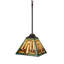  Mini-luminaire suspendu 1 lumière Tiffany