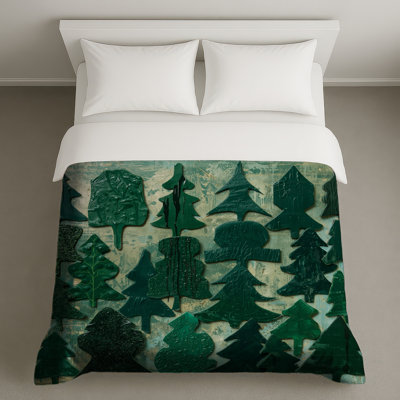 Evergreen Tree Shapes Duvet Covers