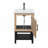 20" Small Bathroom Vanity With Sink & Hot And Cold Faucet-144383319