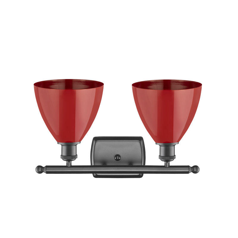 Amylee 2 - Light Dimmable Vanity Light, Red, Oil Rubbed Bronze
