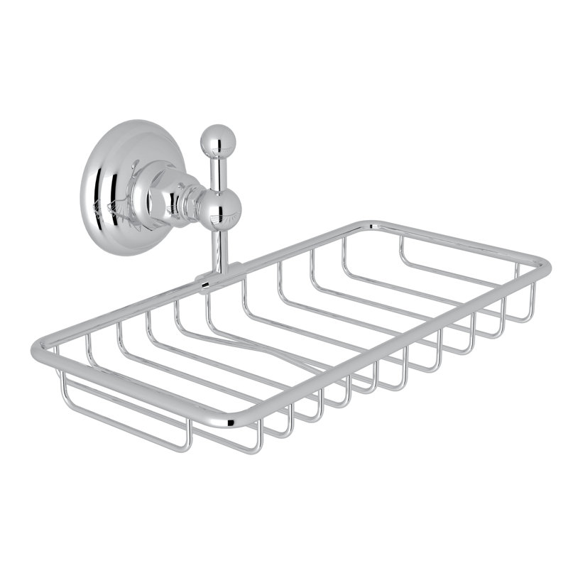 Country Bath Soap Dish, Polished Chrome
