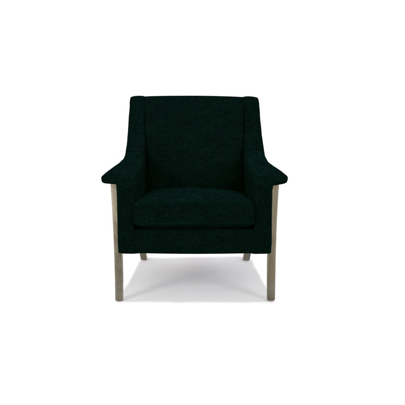 Fauteuil Arlo, Bois flottant, Polyester forêt