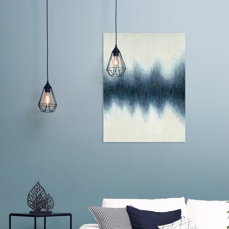 Peinture sur toile tendue, H 24 po x l 36 po x P 1,5 po