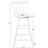 Portside Swivel Solid Wood Counter Stool-195246358