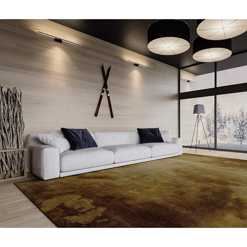 Sky Wool Abstract Area Rug, Rectangle 2' x 3'