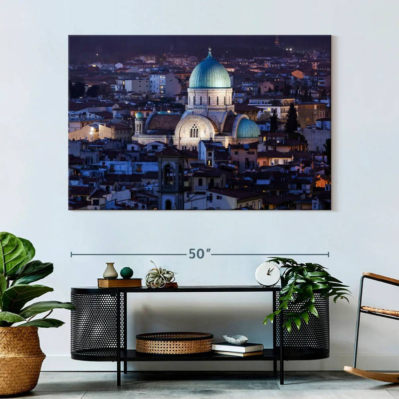 Kavia Great Synagogue Florence, 34" H x 51" W