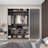  3 Panel Frosted Glass Room Dividers - Sliding Doors - Closet Doors-55388065-55388057