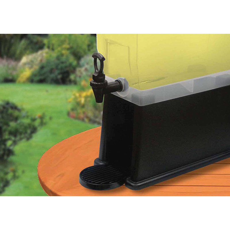 Distributeur de boissons en plastique noir Latitude Run®