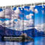 Rideau de douche avec 12 crochets Water Lake-370910019