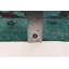 Tapis unique en laine noué à la main couleur turquoise 9 pi 1 po x 11 pi 10 po