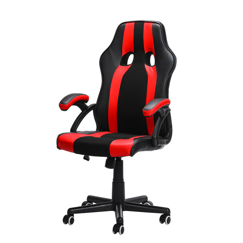 Fauteuil de jeu pc & racing, Rouge / noir