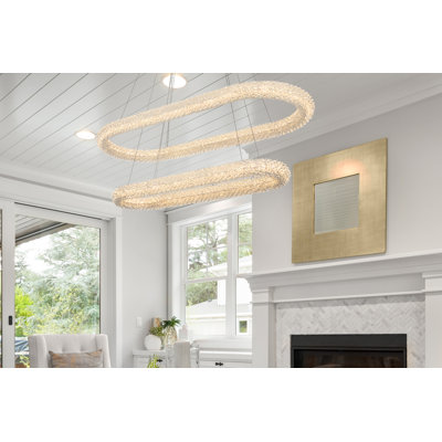 Brindalla 9 - Light Dimmable Tiered Chandelier