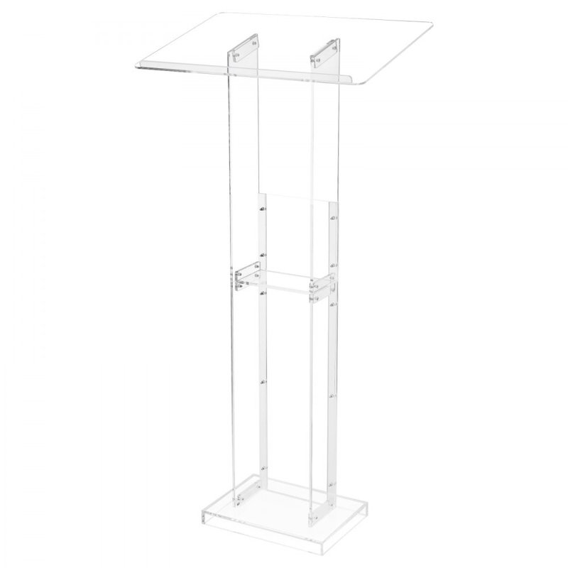 126.5cm Plastic / Acrylic Tabletop Lectern