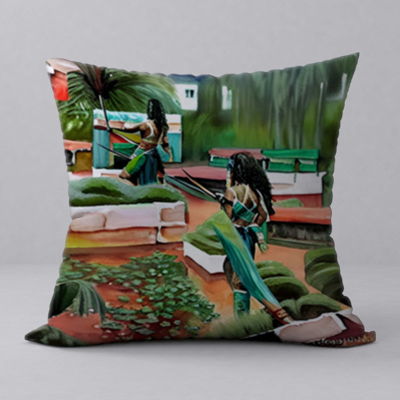 Reversible Throw Pillow
