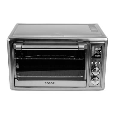 32 QT Electric Air Fryer Toaster Oven with 8 Oven Functions in Stainless  Steel (COS-317AFOSS)