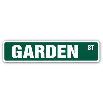 Enseigne de jardin fleurs plantes Floristes maison à l’intérieur à l’extérieur 18 pouces de large