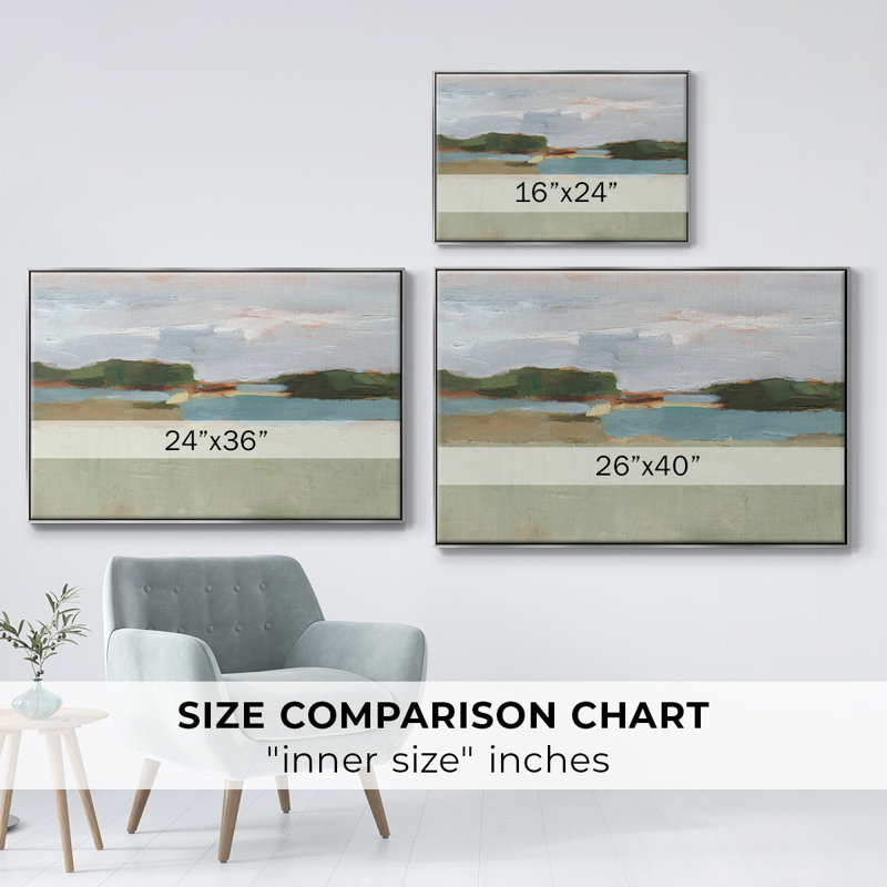 " High Noon Vista Study I ", Silver, 27" H x 41" W x 2" D