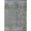 Rapture Gray/Yellow Abstract Luxury Area Rug-68861705