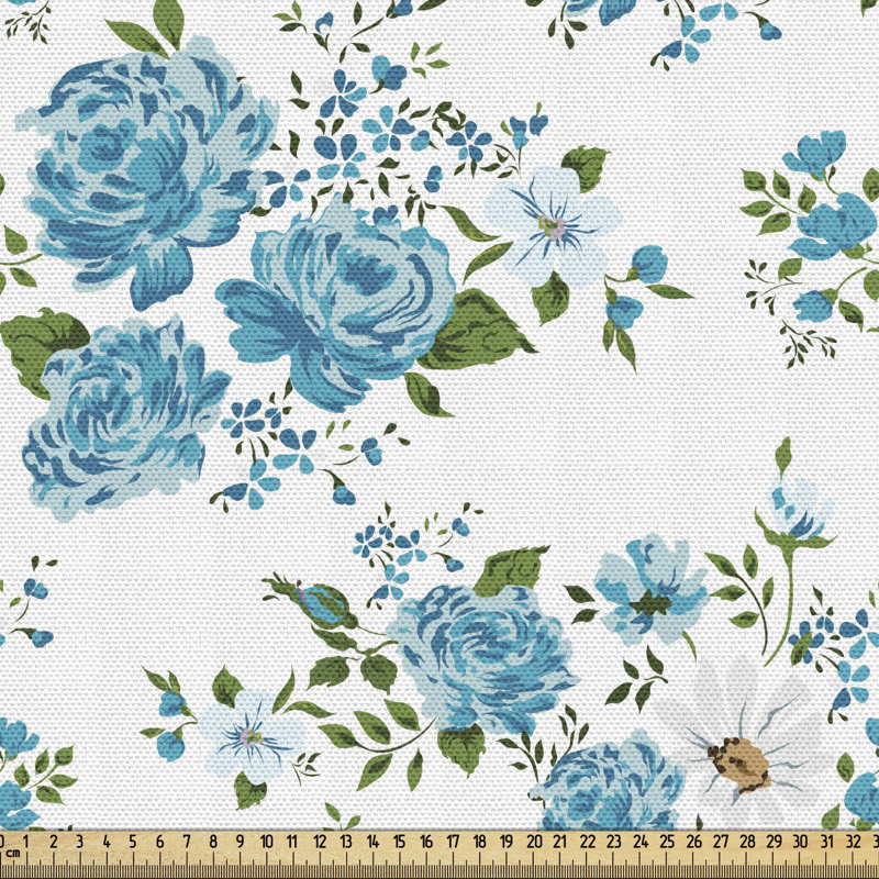 Tissu rétro Ambesonne, l 36 po x L 360 po