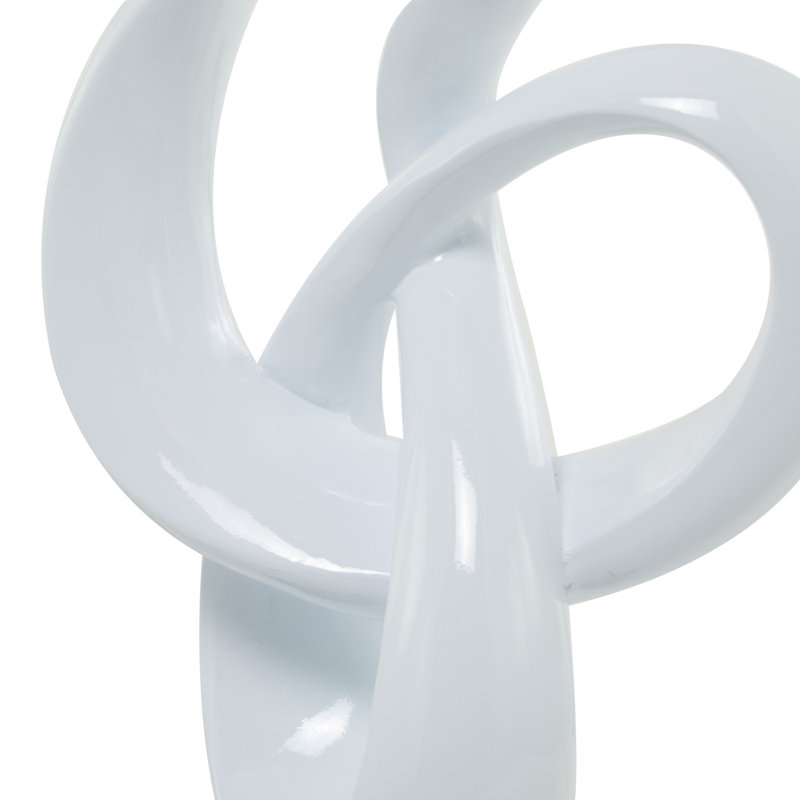 Sculpture contemporaine abstraite, Blanc