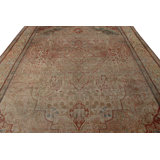 Antique Mohtasham Persian Rug with Medallion & Floral Pattern, from Rug & Kilim